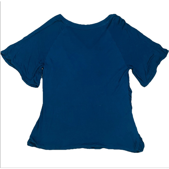 Women INC International Concepts Top Size 0X Blue - Picture 5 of 6
